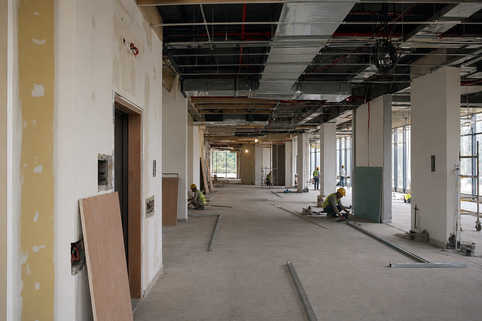 Building Renovation, DDA Community Centre - During