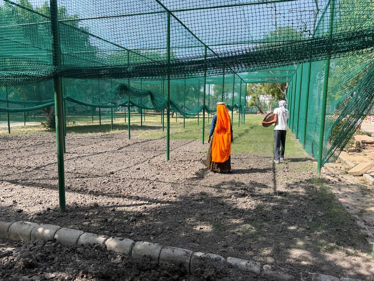 Yamuna Sports Complex DDA Cricket Pitch Construction