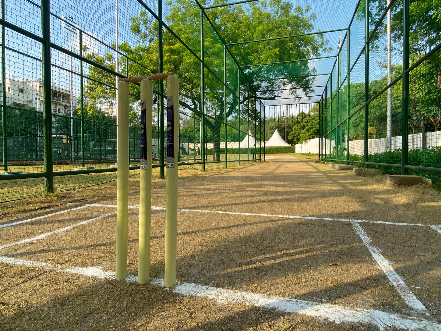 Yamuna Sports Complex DDA Cricket Pitch Construction